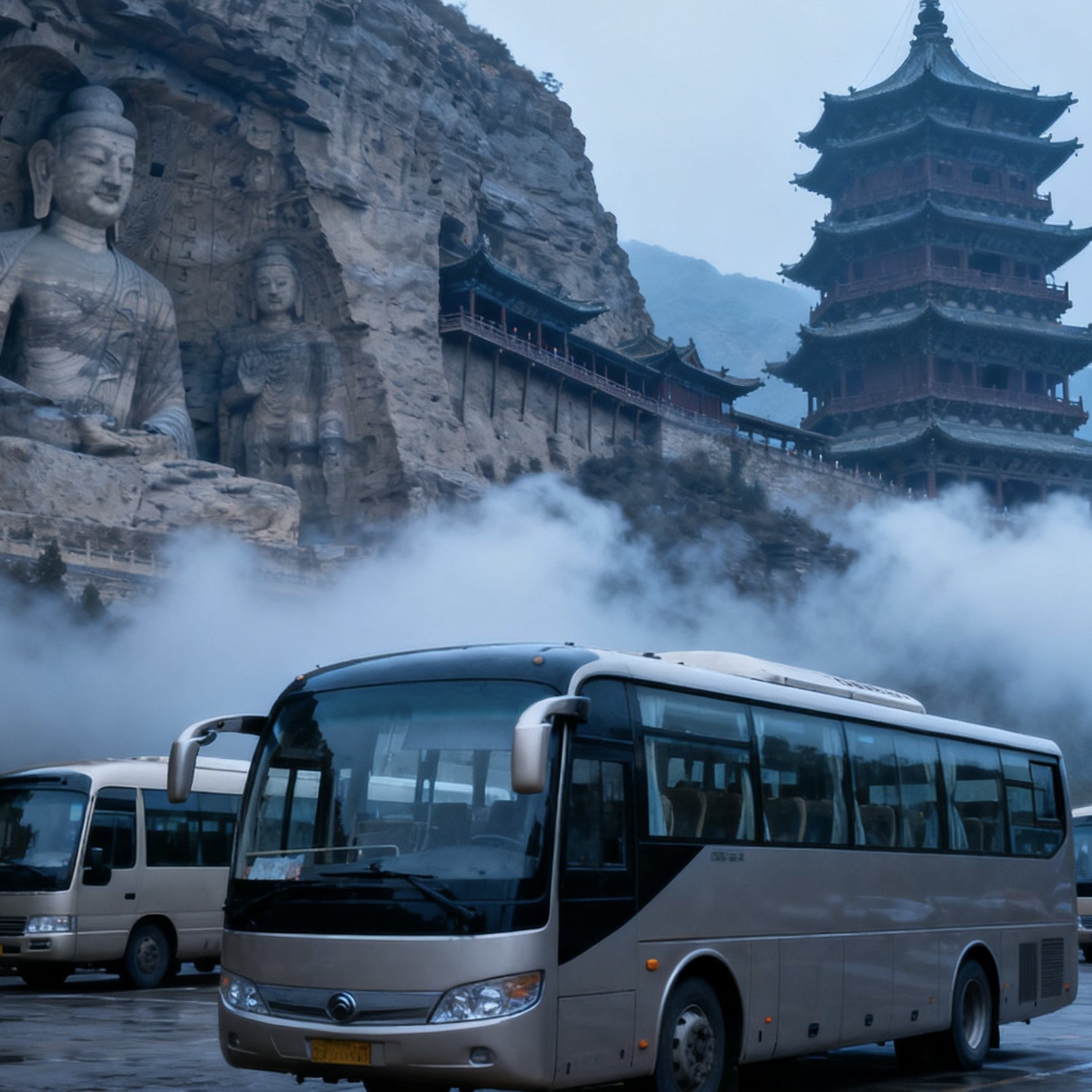 【BusGo】大同景区直通车古城云冈石窟应县木塔恒山悬空寺巴士 - 定制游预订