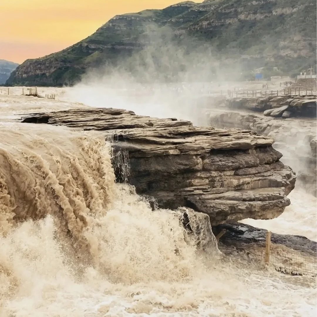 宜川壶口大禹山庄住宿+陕西黄河壶口瀑布成人门票+观光车