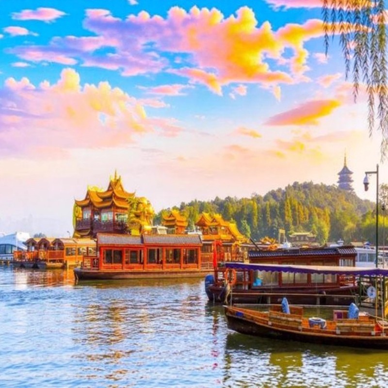 【杭州惠选】3天2晚杭州仁和饭店宿豪华大+西湖豪华游船/西溪湿地/飞来峰/岳王庙任选