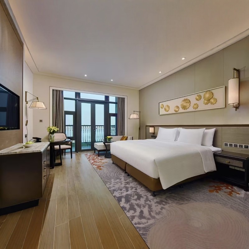 【乐享】青岛融创施柏阁酒店 海景房1晚+双人青岛东方影都融创乐园