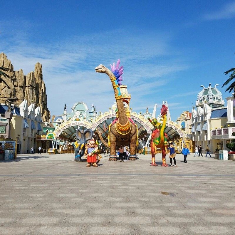 常州恐龙人俱乐部酒店1晚+双早+中华恐龙园2日票 无限次入园