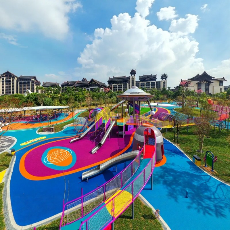 【私汤谧境 宿熹乐谷】2晚清远熹乐谷温泉度假酒店+无限次温泉/星球无动力乐园买1送1