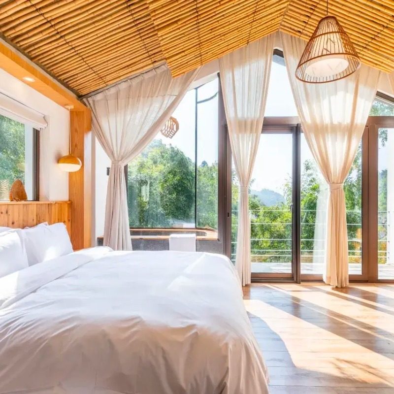 【私汤房】莫干山莫骊民宿1晚双早/下午茶/汉服/和服体验等,享泡汤之旅