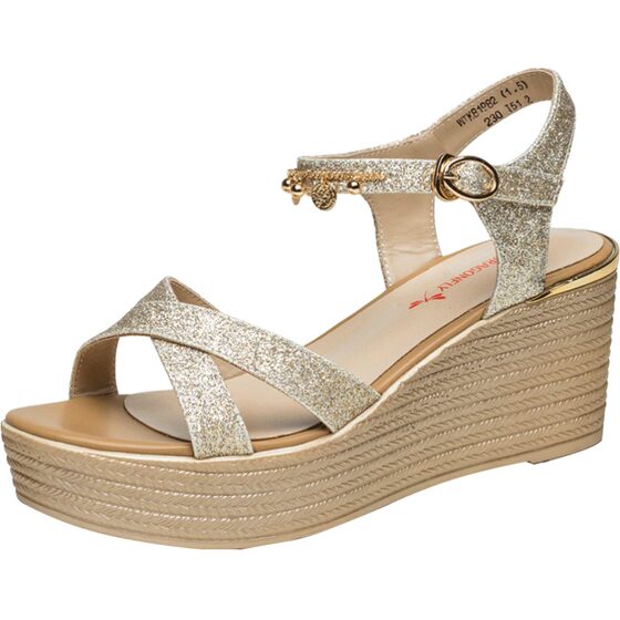 [Brand Clearance Special offer] Red Dragonfly Women's Shoes Summer Casual Heel Fashion Sandals Slipper Slipper Women's Single Shoes
