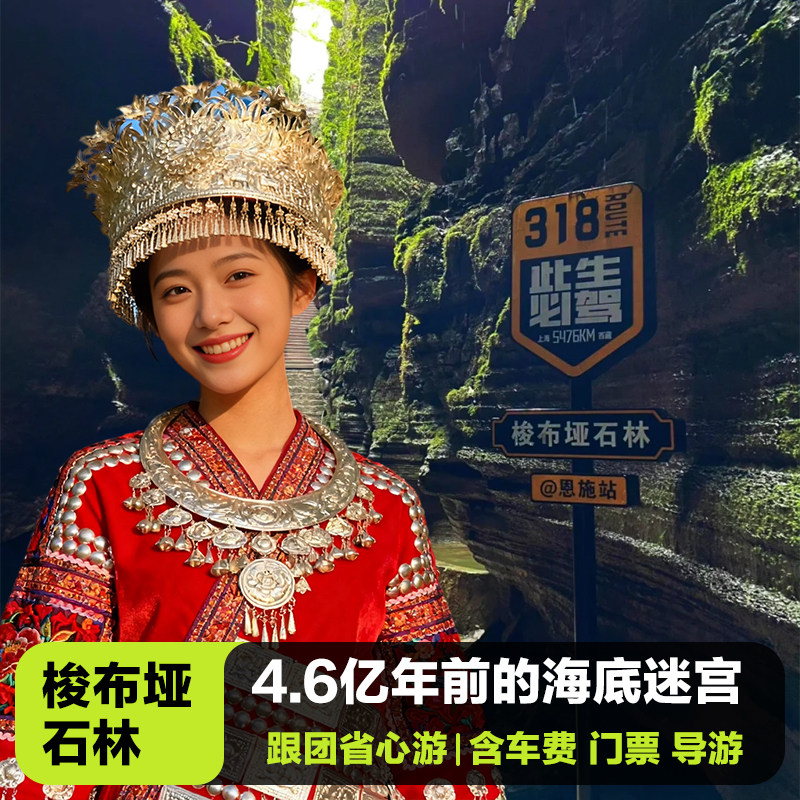 【恩施梭布垭石林】拼团一日游 含车费+门票+景区换乘车+导游 - 定制游预订