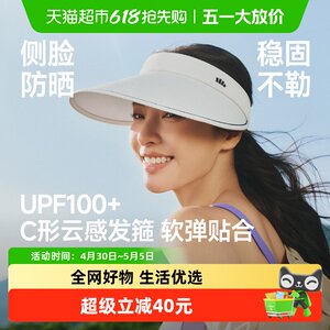 
Jiaoxia women's black plastic empty top sun hat outdoor leisure sports sun hat lightweight anti-UV BM569