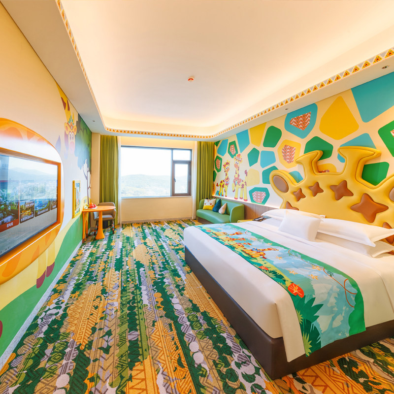 寒假可订【提前进园】清远长隆长颈鹿城堡酒店3天2晚森林王国温泉乐园双人家庭套票