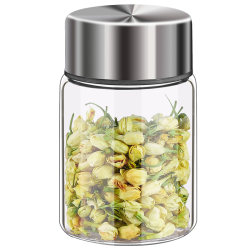 Glass bottle portable travel tea can