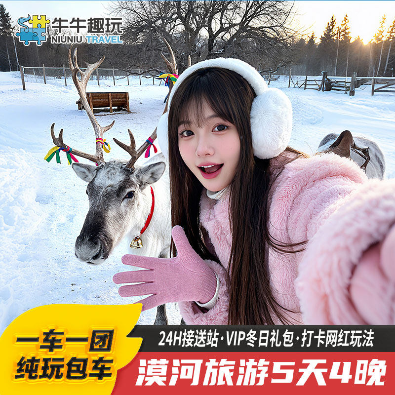 东北旅游5天4晚私家团哈尔滨漠河北极村大兴安岭白桦林漠河舞厅 - 定制游预订