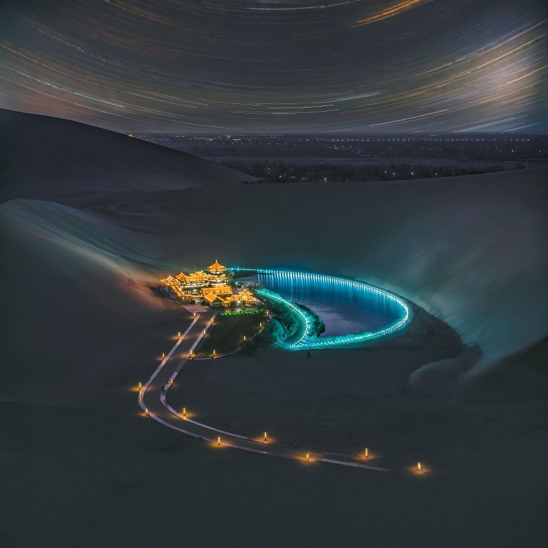 【寒假早鸟】敦煌国际酒店+鸣沙山月牙泉2天1晚自由行