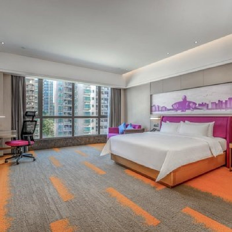 D2天1晚东莞中心广场希尔顿欢朋酒店自由行+粤晖园门票单人酒景套餐