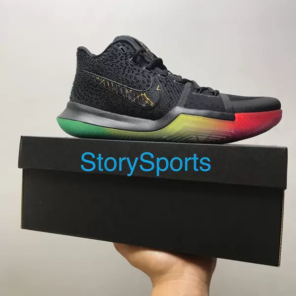 Kyire 3 iD NIKEiD 歐文3 彩虹底漸層炫彩Duke杜克922027-001-Taobao