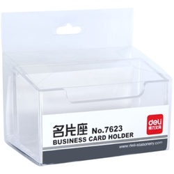 Business Card Holder High-end Large-capacity Transparent Storage Box