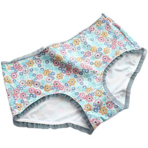 Free shipping Die Anfen's underwear, cotton, cotton, flat -angle, flat -angle hip shorts, girl printing budside sweet pants head
