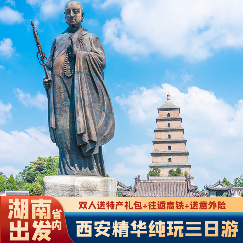 【限时送演出】湖南省到西安旅游兵马俑华清宫大唐不夜城三日游 - 定制游预订