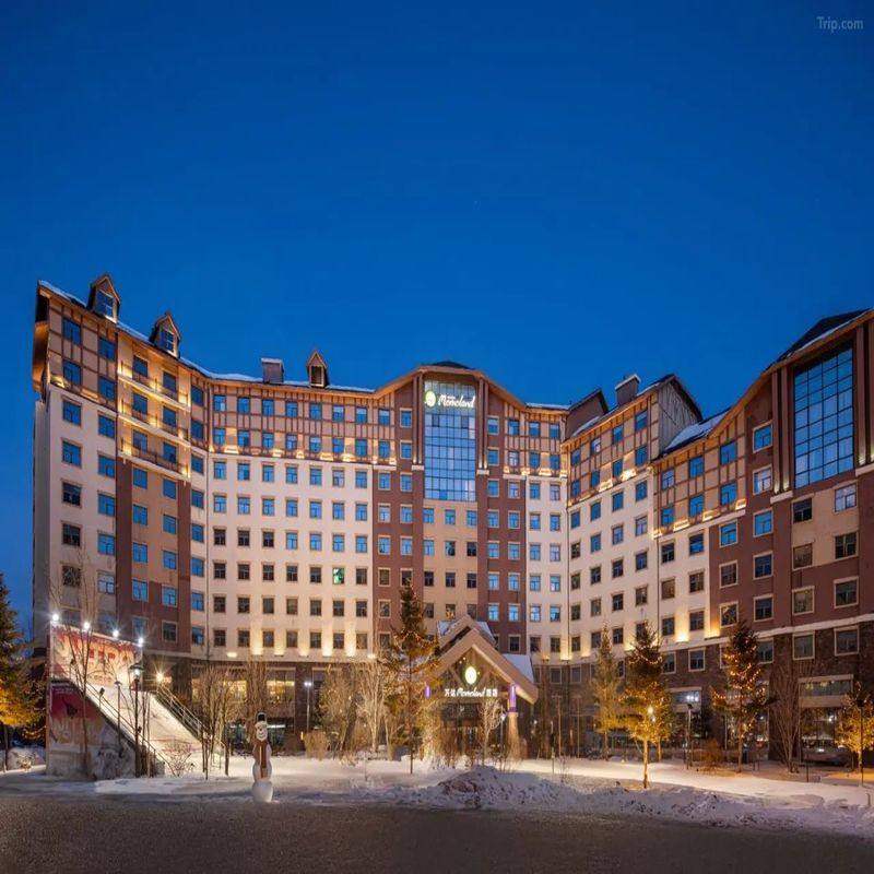 长白山万达Momoland酒店1-2晚+早餐+雪票+hua雪+水乐园+温泉(可选山顶能量套餐)