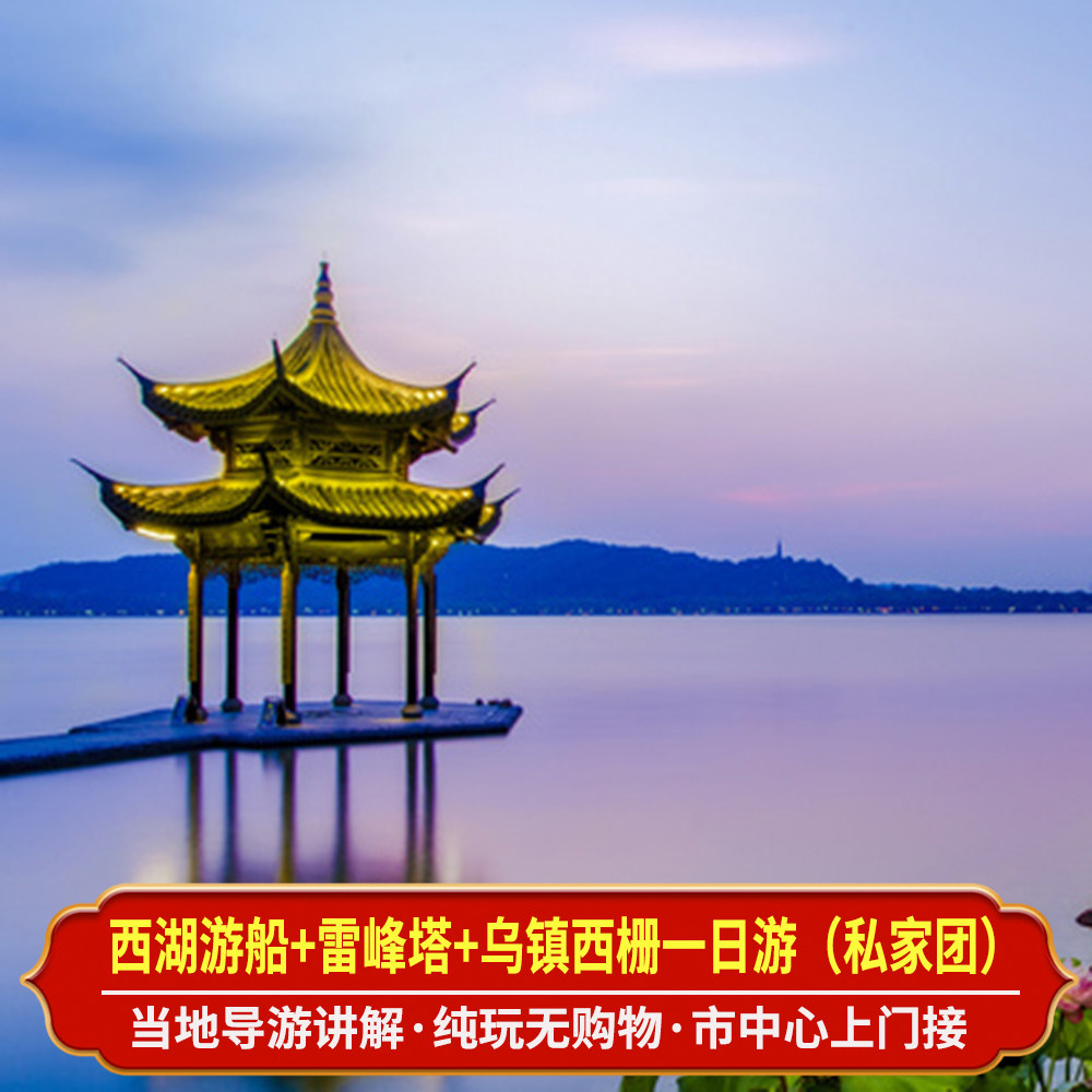 杭州西湖雷峰塔乌镇西栅夜景一日游包车私家团独立成团导游讲解 - 定制游预订