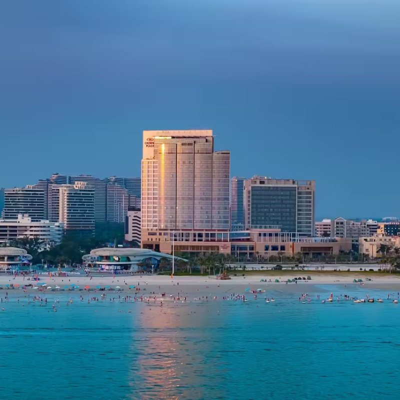 北海银滩皇冠假日酒店3天2晚+银滩海洋公园自由行 - 定制游预订