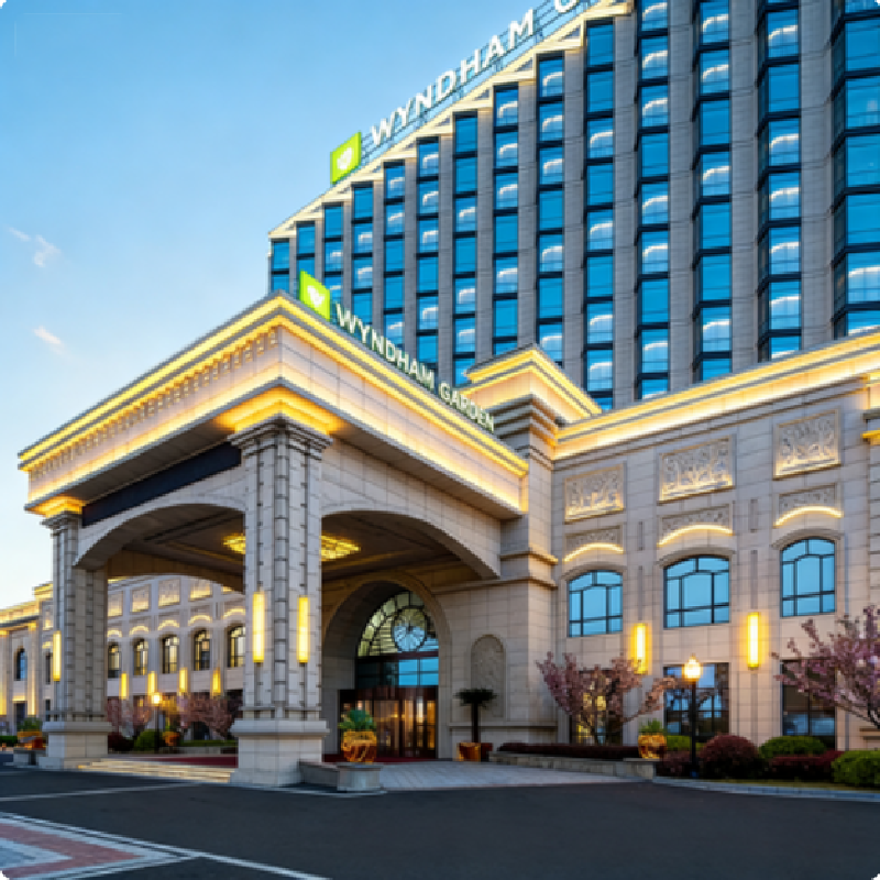 【双人价&泡温泉】威海五钻荣成温德姆酒店2天1晚自由行+双人香海森林温泉+双人早餐