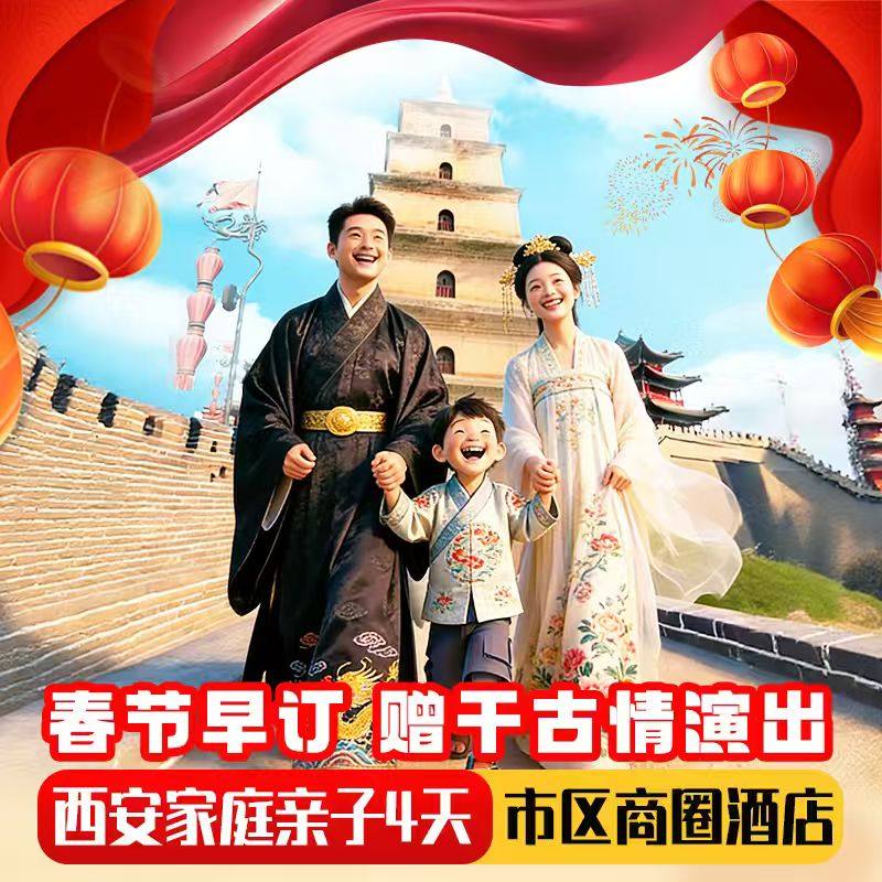 【升10人团 赠千古情】西安旅游4天3晚跟团兵马俑华山壶口博物院 - 定制游预订