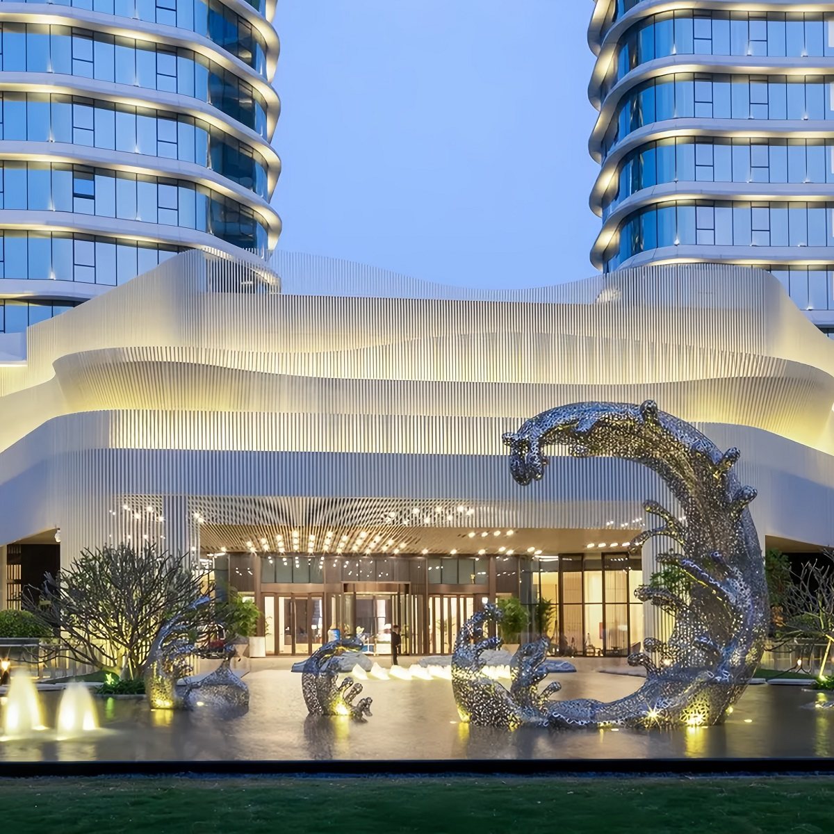 厦门禹洲温德姆至尊豪廷大酒店 (五缘湾店)2天1晚丨豪华海景双床房 双早丨鼓浪屿船票