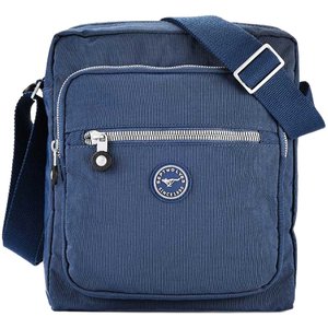 Seven wolf men's bag shoulder mesengers bag youth middle -aged fabric men's bag dad dad canvas small hanging bag backpack