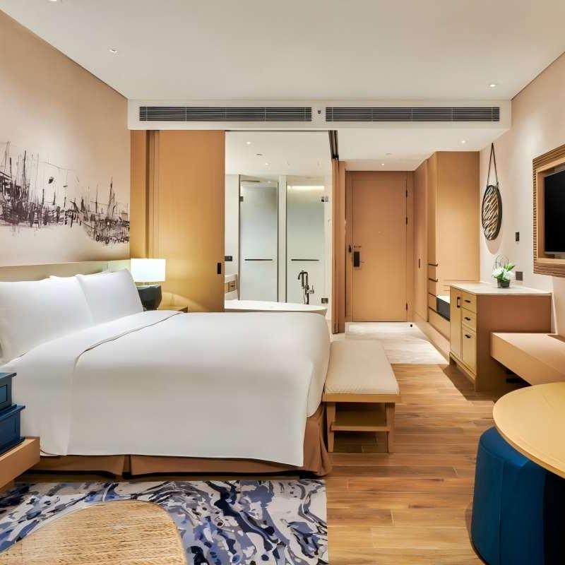 汕尾保利希尔顿逸林酒店 豪华海景房2天1晚 含双早双人晚餐 趣玩儿童俱乐部