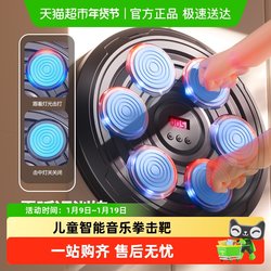 Children's Smart Music Boxing Target Toy for Boys and Girls, Home Use Adult Boxing Machine for Stress Relief, Rhythm Training Equipment, Wall-Mounted