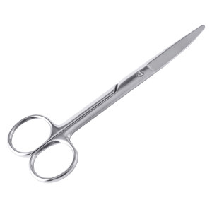 
Medical ostomy bag special curved scissors elbow ostomy bag scissors curved scissors stainless steel scissors surgical scissors 16CM