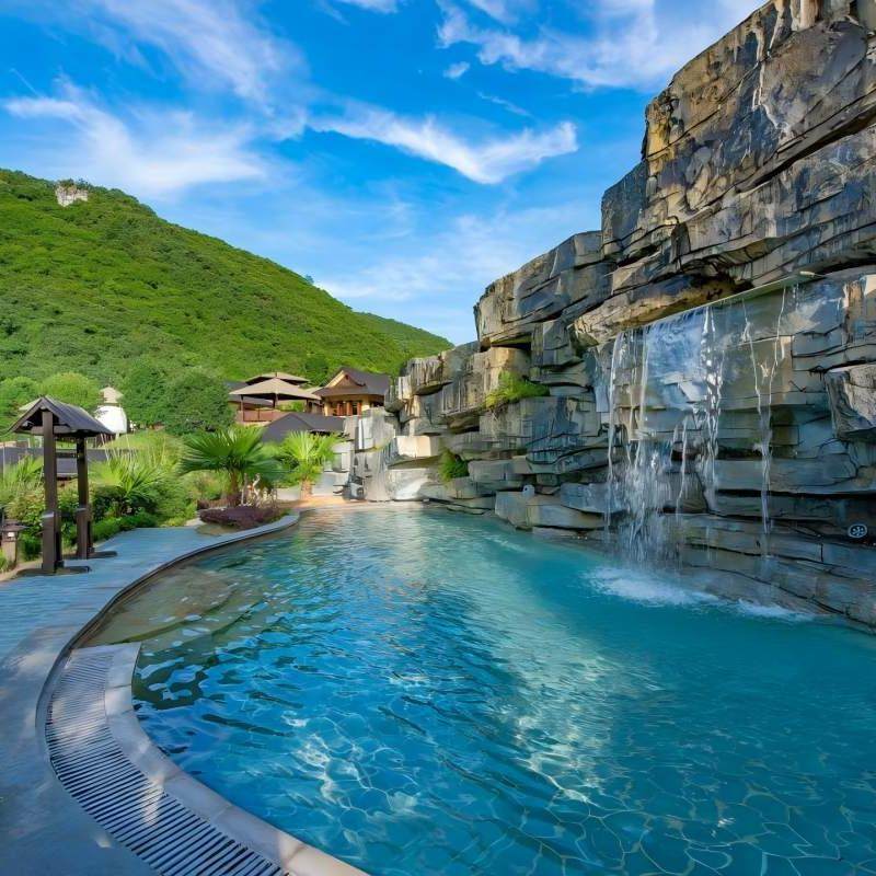 韶关蓝山源岭南东方温泉酒店 高级山景双床房2天1晚+蓝山源岭南东方温泉