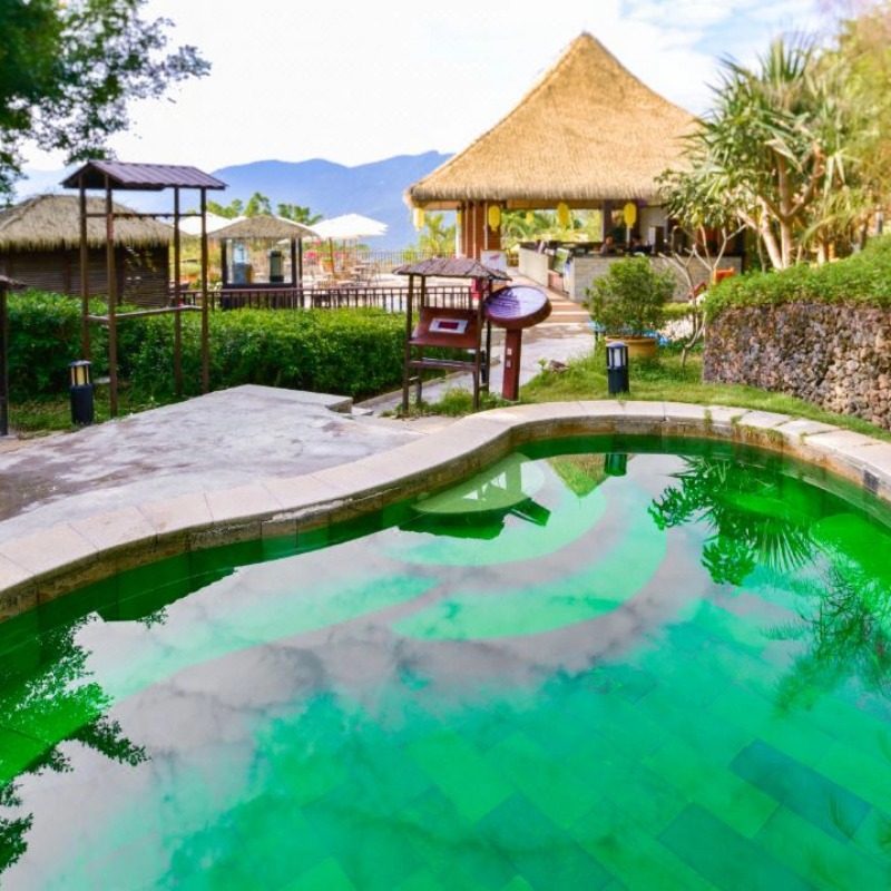 【元旦特惠】广州碧桂园金叶子温泉度假酒店+双早+温泉+汗蒸+石板浴+田园水果/晚餐等