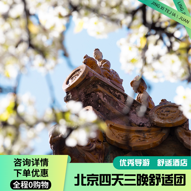 北京旅游 四天三晚舒适高端住宿畅游名胜古迹 看升旗爬长城0自费 - 定制游预订