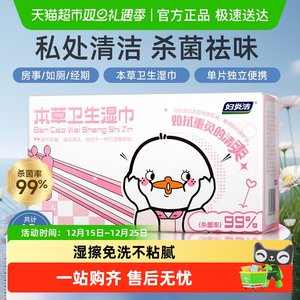 
[] Fuyan Cleansing Private Parts Sanitary Wipes 48 pieces Private Cleansing Vaginal Care Female Wet Wipes Sexual Intercourse Tablets