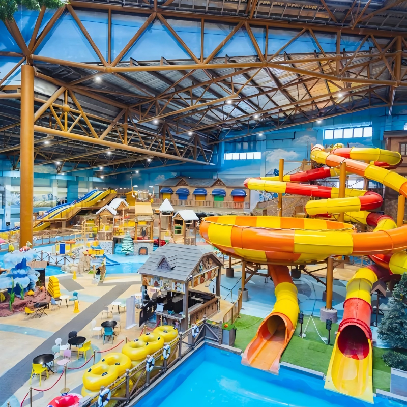 【雪季特惠】长白山万达悦华酒店4天3晚+2大1小滑雪+温泉+水乐园