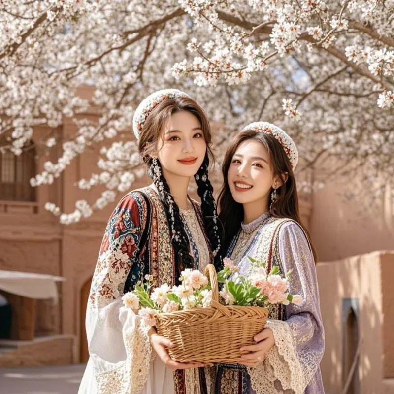 含机票新疆南疆喀什5天4晚私家团白沙湖盘龙古道冰川公园喀什古城