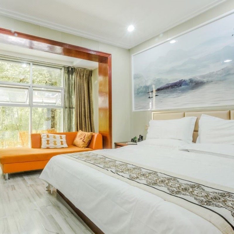 【自驾套餐可接团队】楚天瑶池度假酒店2天1晚含瑶池温泉票2张+际华滑雪3小时