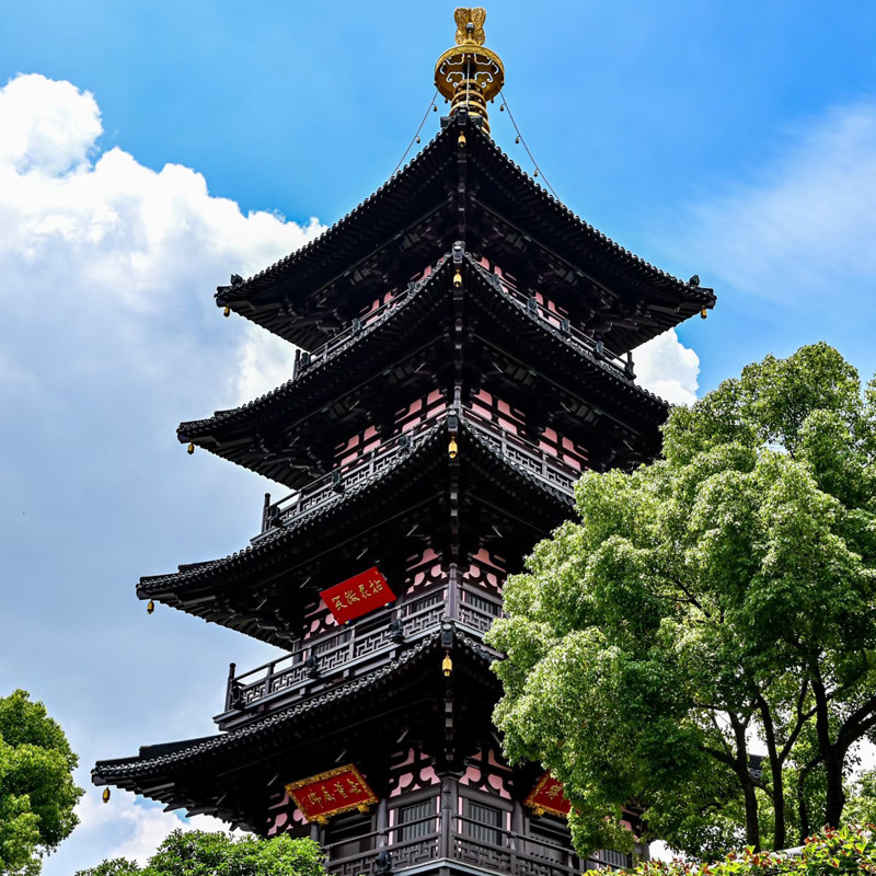 苏州自由行 苏州北寺塔桃花坞大街亚朵酒店4天3晚 寒山寺景点 可选其他酒店