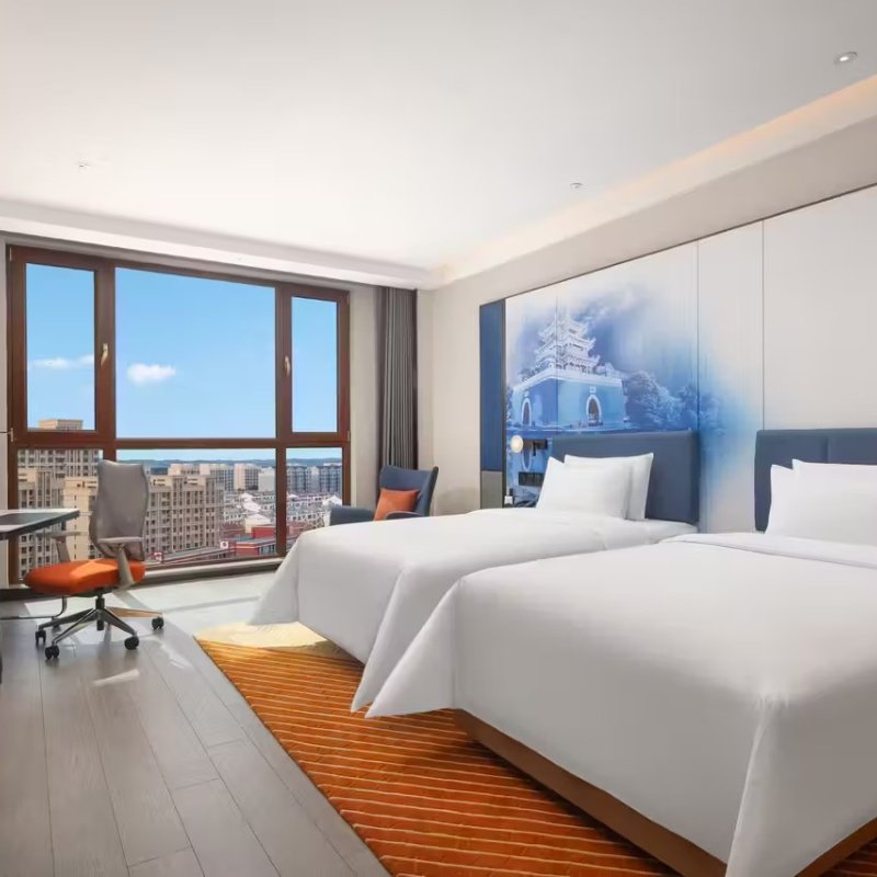 宁夏中卫沙坡头希尔顿欢朋酒店+双早套餐