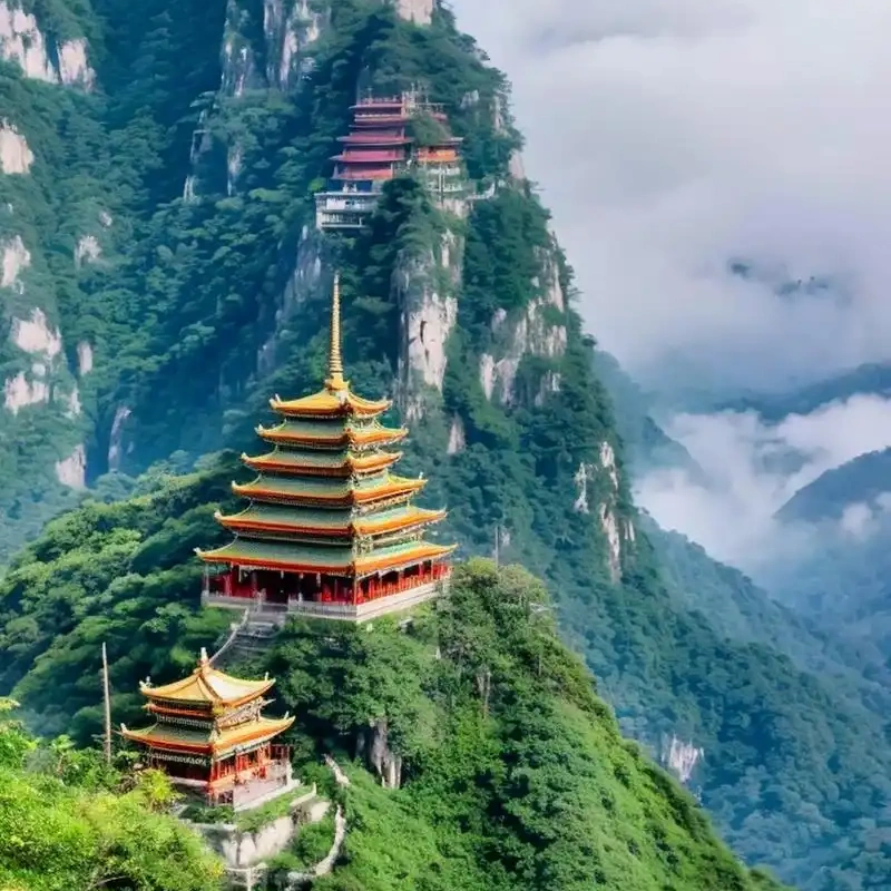 峨眉山金顶大酒店住宿+峨眉山门票+观光车+索道成人门票