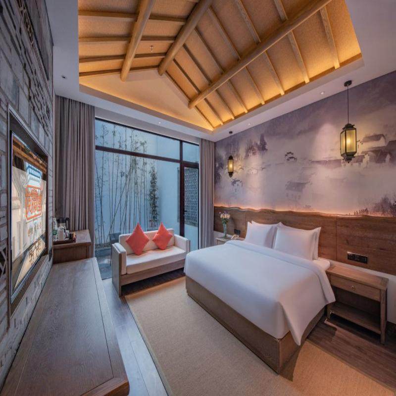 婺源阅徽堂•国风园林/徽韵•景观大床房+婺源风景区门票2天1晚