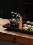 bàn pha trà bằng điện Bộ ấm trà hoàn toàn tự động ấm đun nước tích hợp khay trà nhà phòng khách mới bàn pha trà đơn giản kung fu đĩa lớn ấm trà điện giá rẻ Bàn trà điện