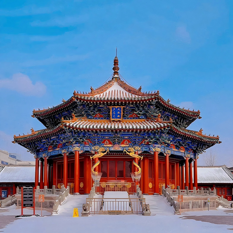 2+1车型东北沈阳故宫吉林滑雪长白山雾凇漂流镜泊湖雪乡哈尔滨7日