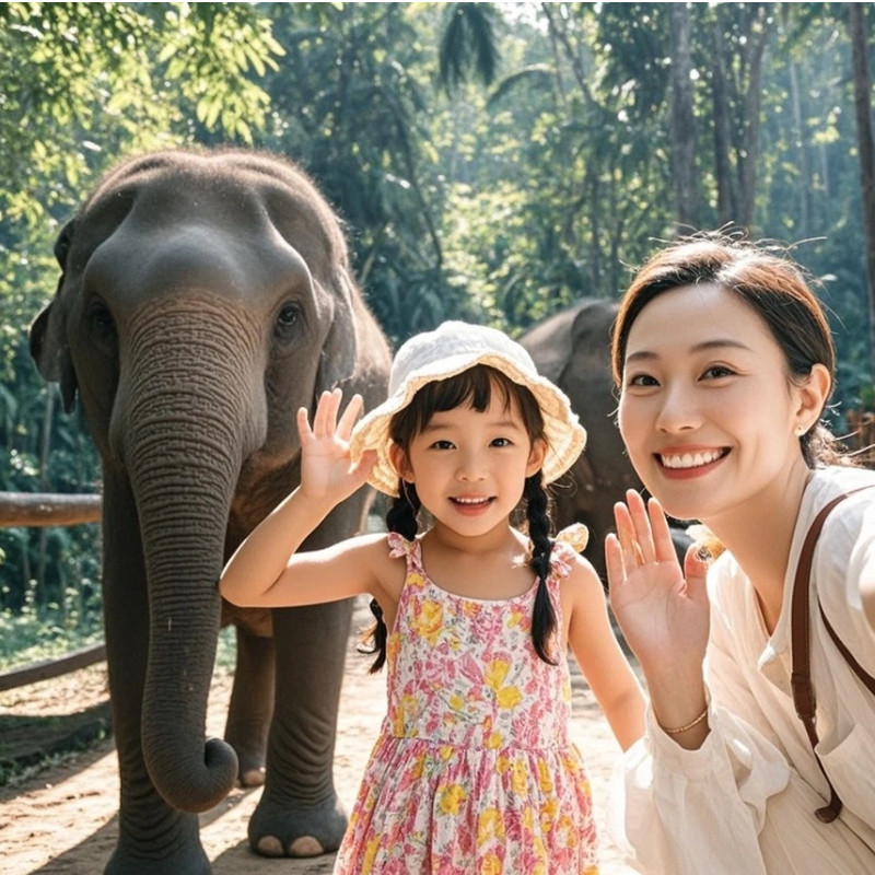 【双人价&元旦可用】西双版纳万达颐华酒店3天2晚+原始森林+野象谷含象餐+专车接机