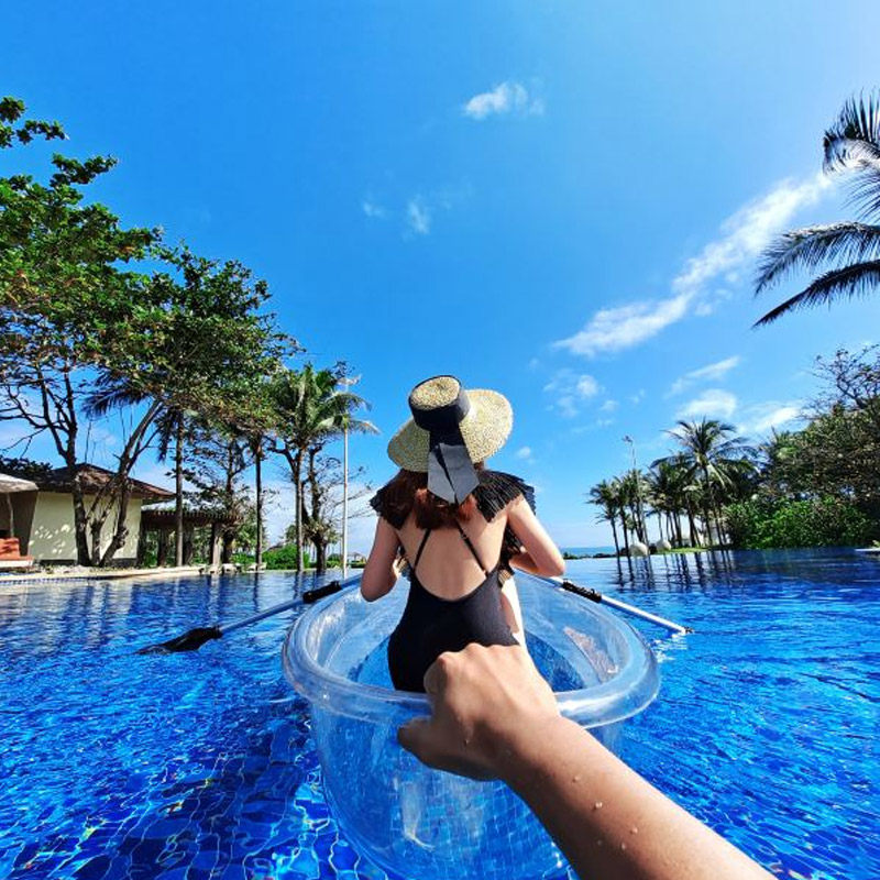 双人温泉三亚旅游海棠湾9号度假酒店1-2晚套餐海景房海南飞猪旅行