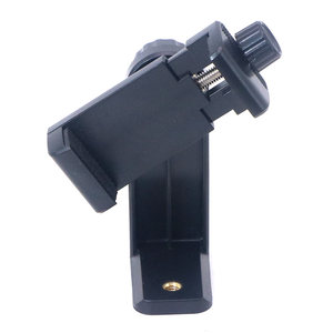 
Mobile phone clip tripod accessories mobile phone live support floor-standing desktop fixed horizontal and vertical rotating clip head self-portrait