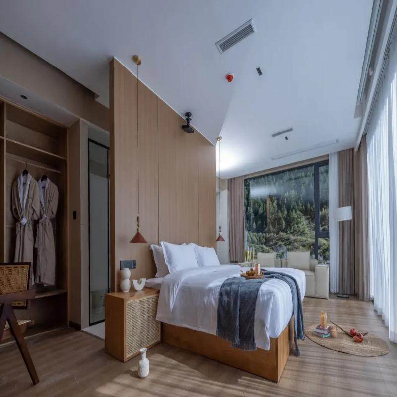 暮山映雪·私汤度假别院/云端270°观景泡池套房+四姑娘景区+海子沟3天2晚