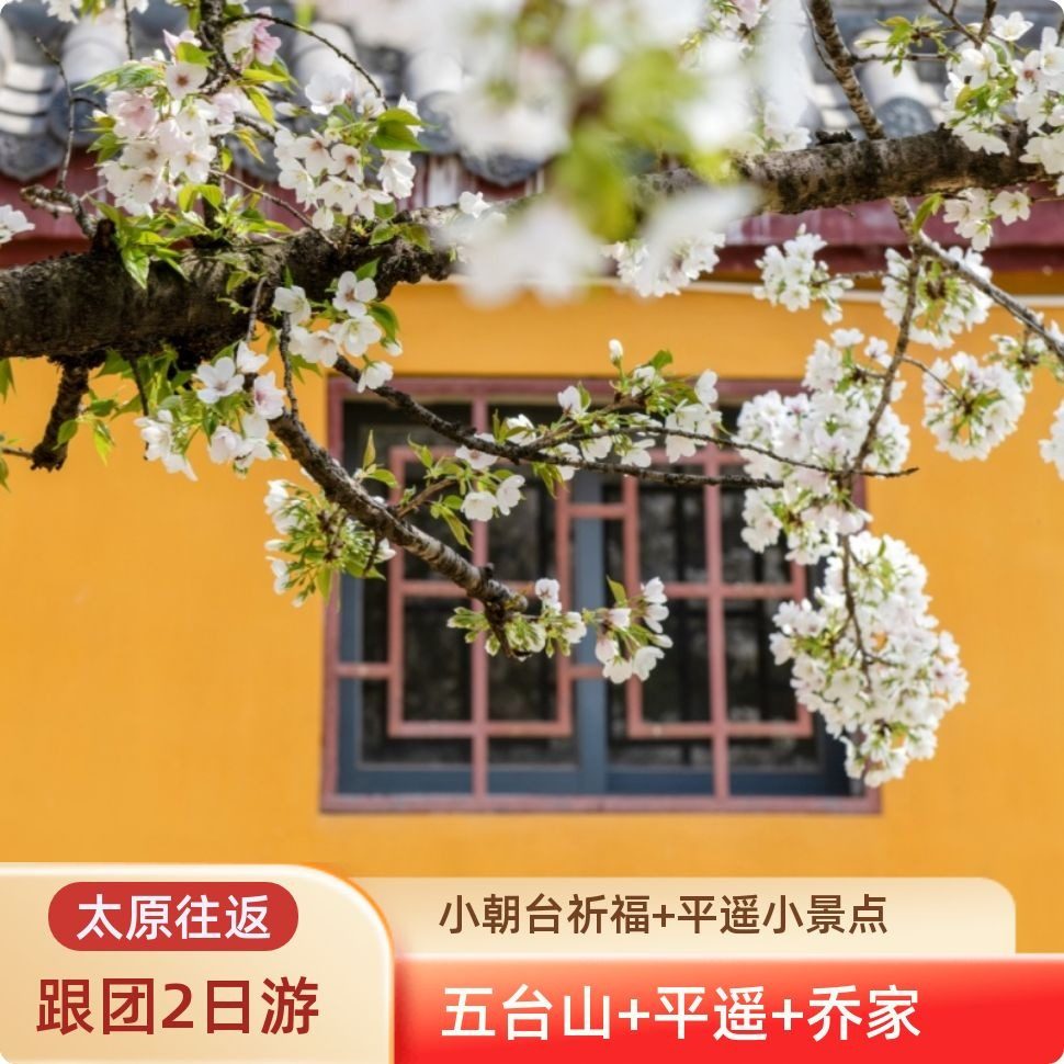 山西五台山+乔家大院+平遥古城2天1晚跟团游 含1早2正+平遥小景点 - 定制游预订