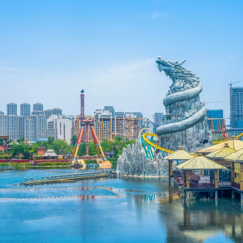 【乐享】合肥融创文旅城高端酒店标准园景阳台房2天1晚+双人融创乐园