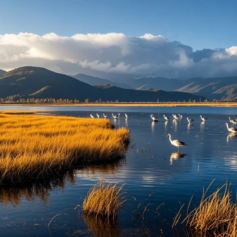 丽江古城希尔顿欢朋酒店3天2晚含早+专车接送机+玉龙雪山索道环保车+印象丽江+拉市海湿
