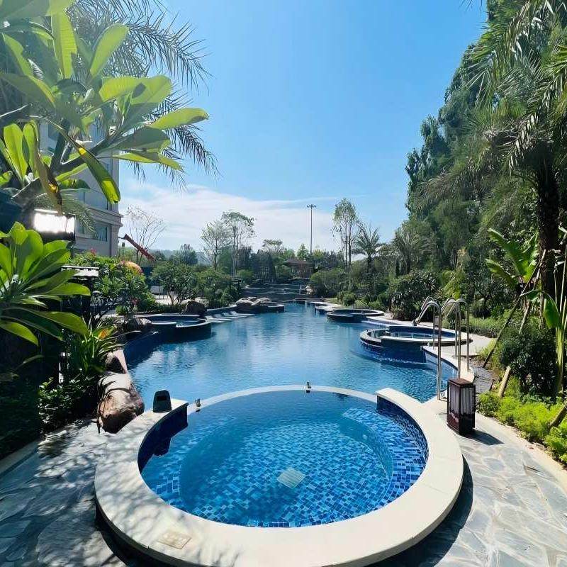 肇庆七星岩温德姆至尊酒店2天1晚+双人早餐+双人户外矿泉养生池门票